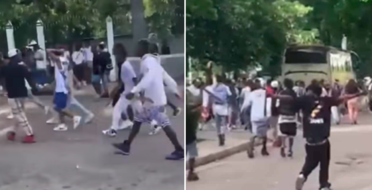 Задержание подозреваемых после насильственных инцидентов в Ла-Гавана, Куба